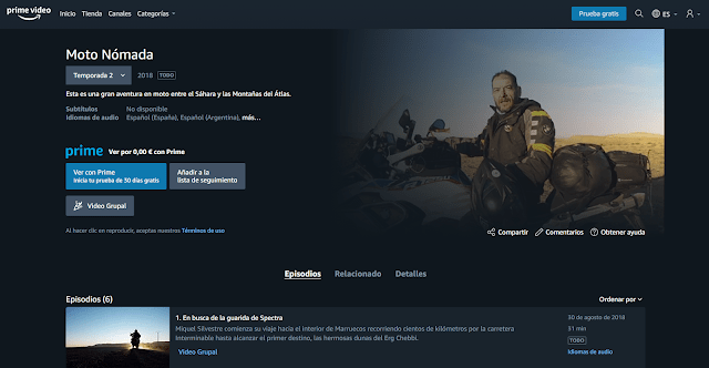 Miquel Silvestre en Amazon Prime Video | Entrevisttas.com