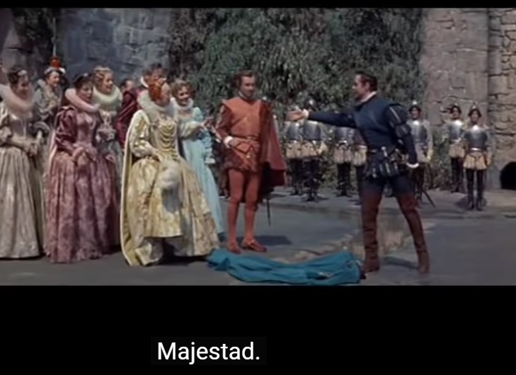 Escena de The Virgin Queen. Sobre el Piropo. Auto-entrevista de Carmen Nikol en www.entrevisttas.com