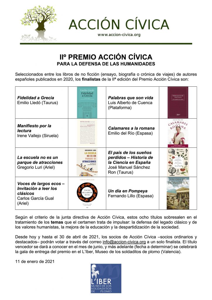 Premios Acción Cívica. Entrevista a Antonio Penadés en Entrevisttas.com