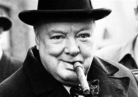 Winston Churchill. 