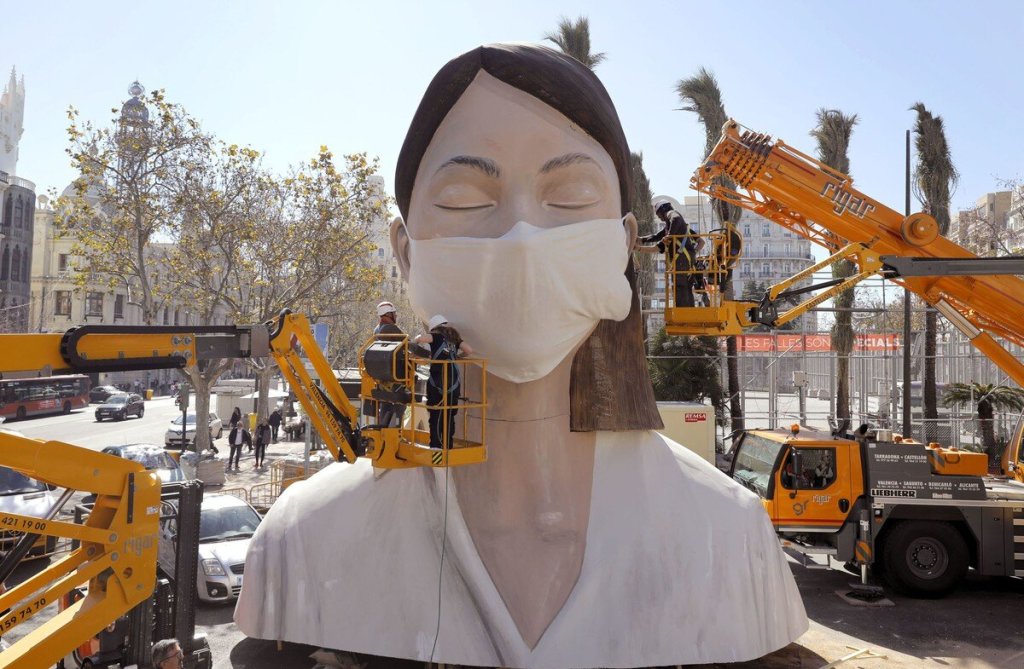 Falla del Ayto. de Valencia | Una de las pocas Plantás del 2020