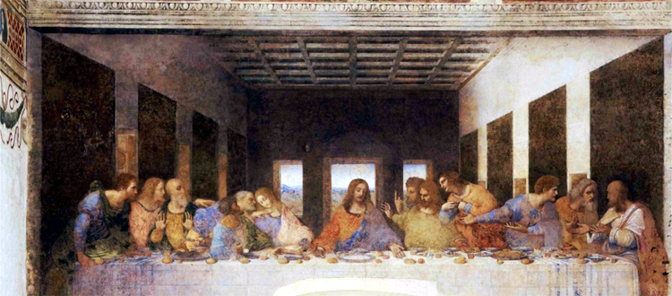 La última cena de Leonardo da Vinci