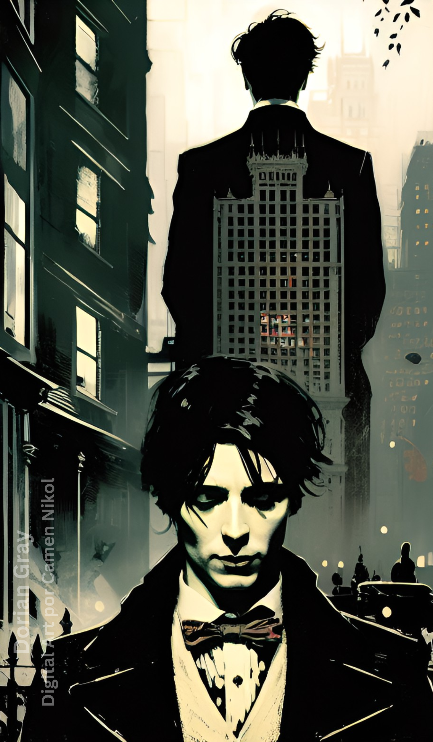 El retrato de Dorian Gray, interpretación digital por Carmen Nikol