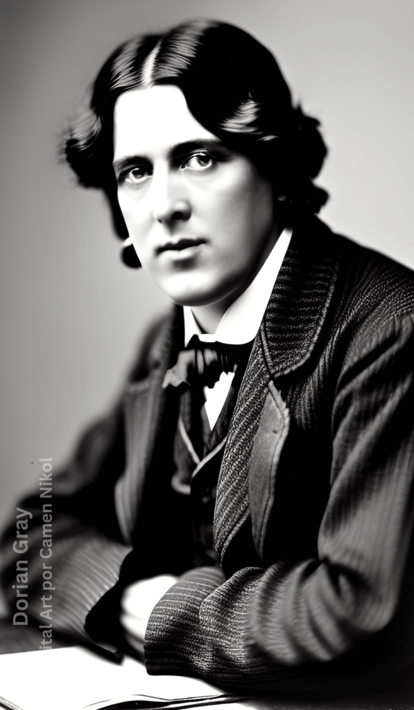 Oscar Wilde, interpretación digital por Carmen Nikol