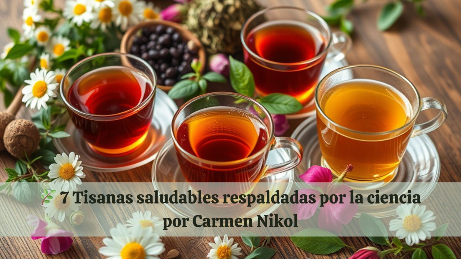 🌿 7 Tisanas saludables respaldadas por la ciencia