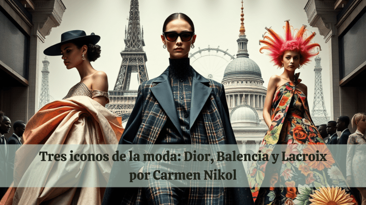 Tres iconos de la moda: Dior, Balenciaga y&nbsp;Lacroix